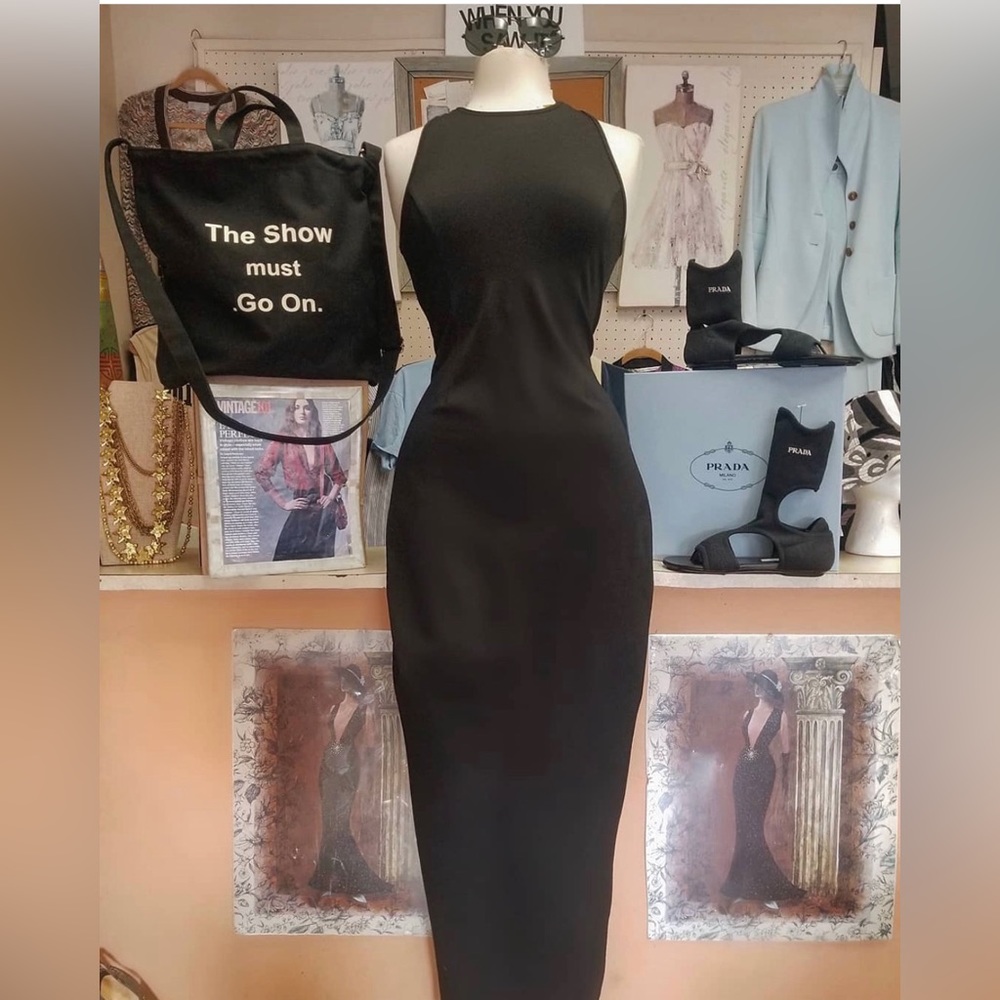 Ladies black dress